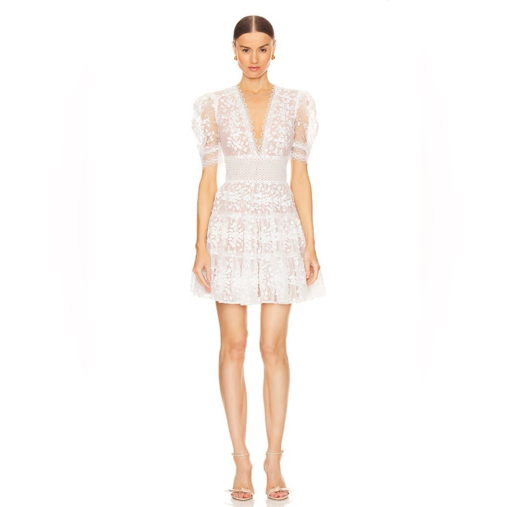 Megan Mini Dress in White
Bronx and Banco